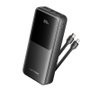 Vention Powerbank 20000mAh FHPB0 22.0 22.5W Negra con Cable USB Tipo-C y Lightning